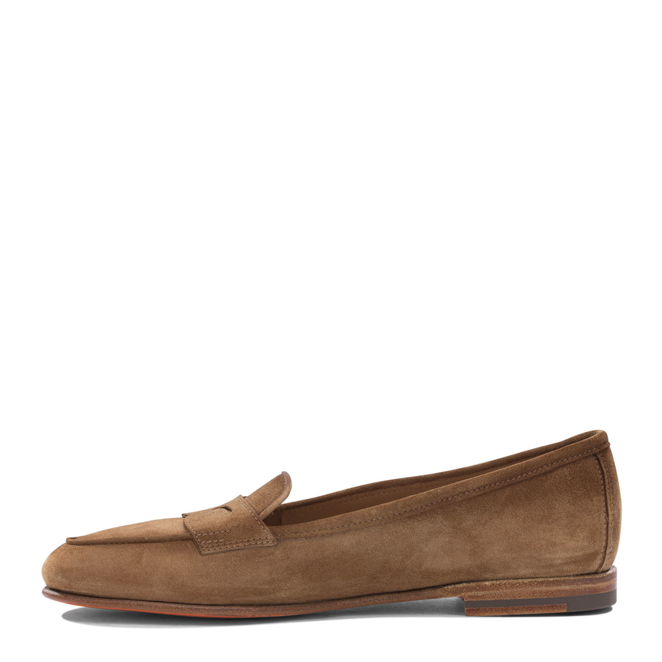 MAYFEYR - Santoni - Carla Suede Loafers - WUNY71031SA4SAEAC40C40