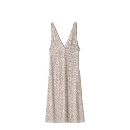 MAYFEYR - Miu Miu - Embroidered Chiffon Dress - MF5438SOOO15D6F0118