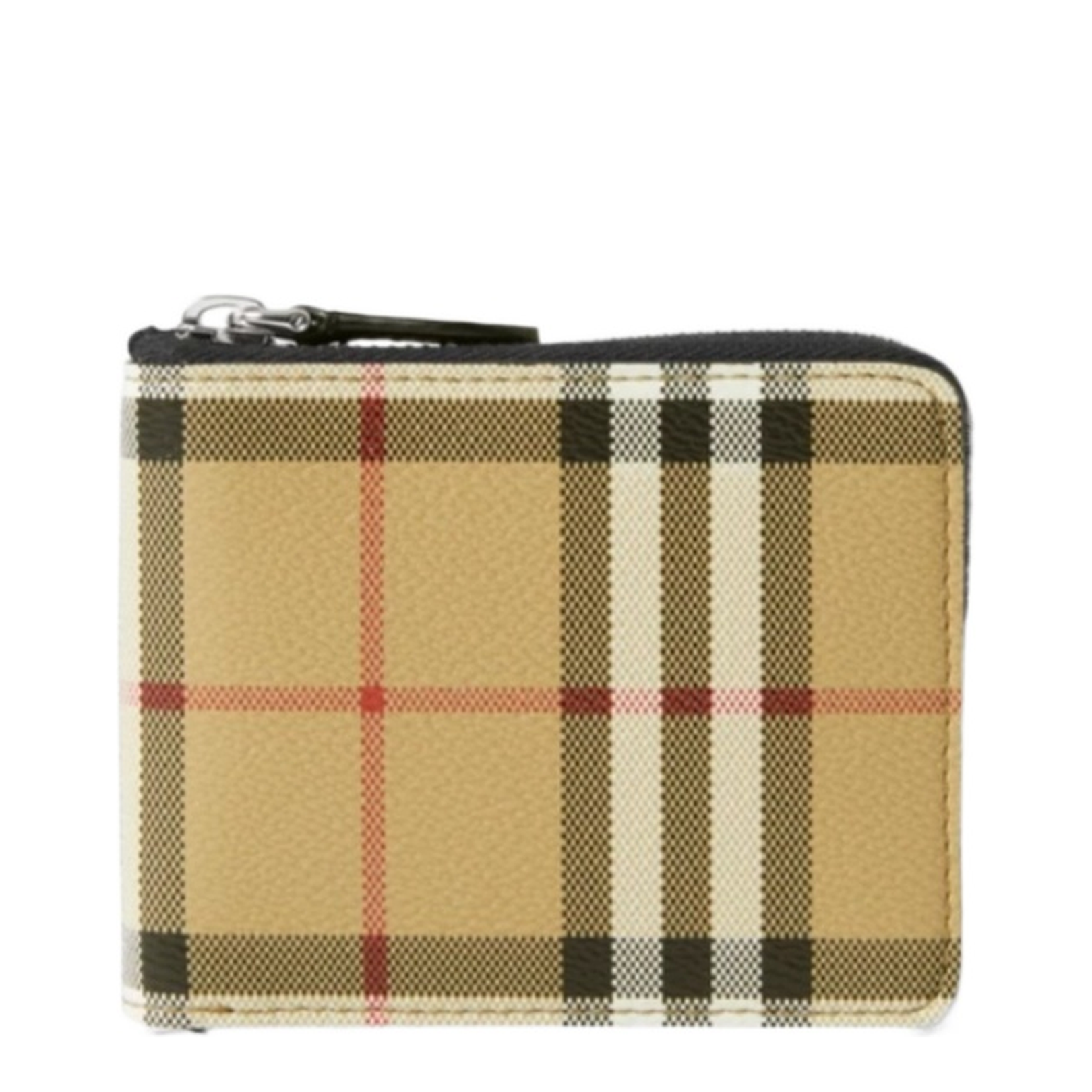 Checkered Full Zip Wallet