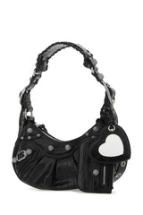 Le Cagole XS Shoulder Bag, Silver Hardware