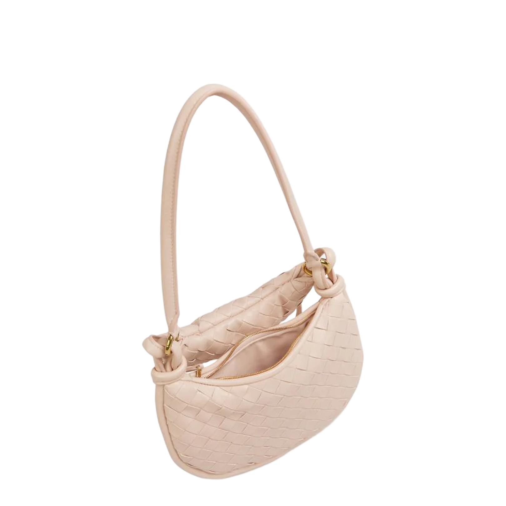 Gemeli Leather Shoulder Bags - Pink