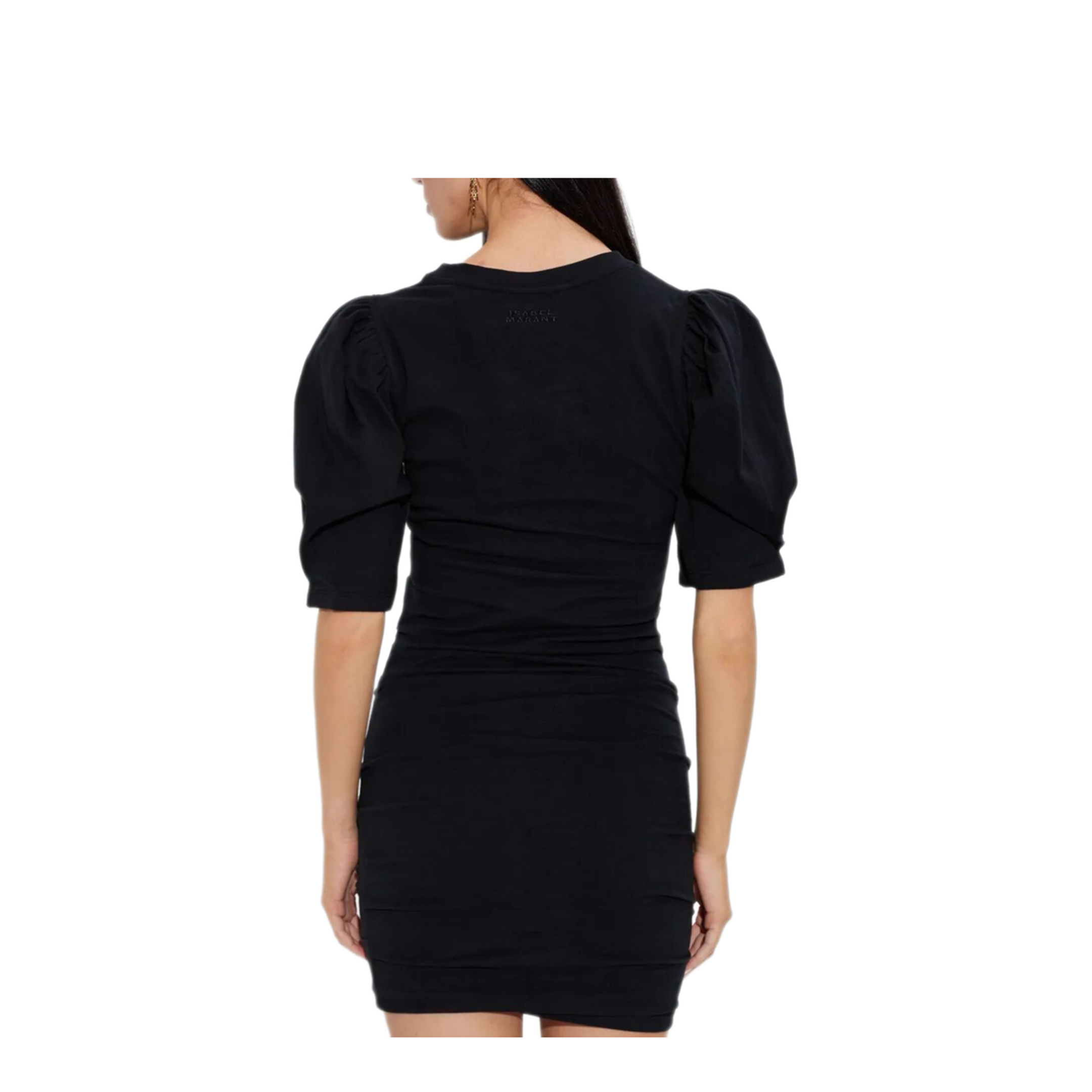 MAYFEYR - Isabel Marant - Mylda Cotton Dress With Gathered Details - RO1038FAA1N41I01BK