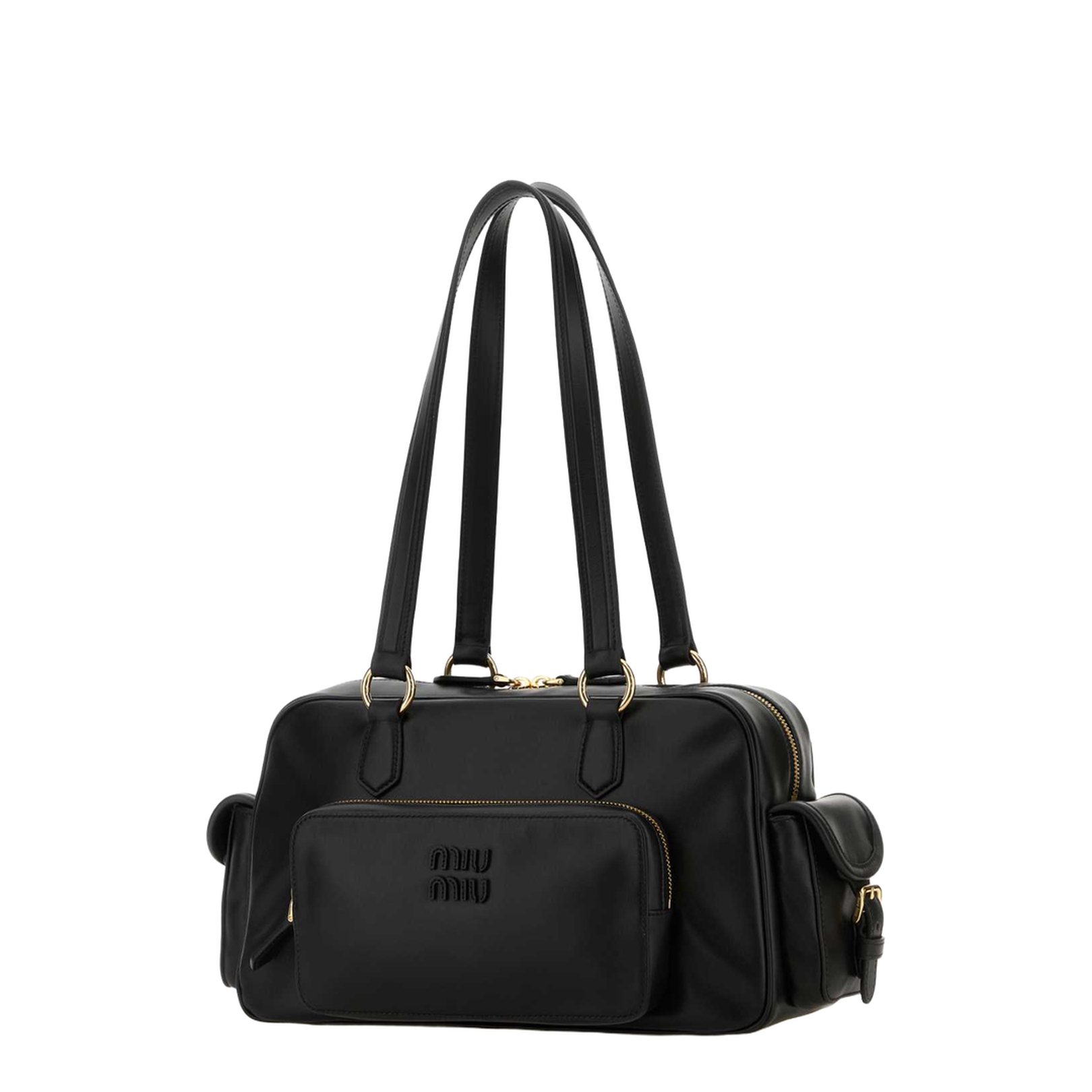 Black Leather Shoulder Bag
