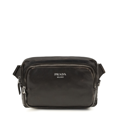 MAYFEYR - Prada - Shoulder Bag In Aged-Effect Nappa Leather - 2VH218VOOO2C75