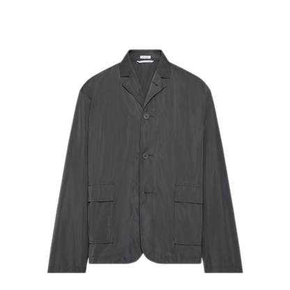 MAYFEYR - Thom Browne - Packable S/C W/ Flap Pockets (27") W/ Logo Print In Light Memory Tech - MJU581PF0967025