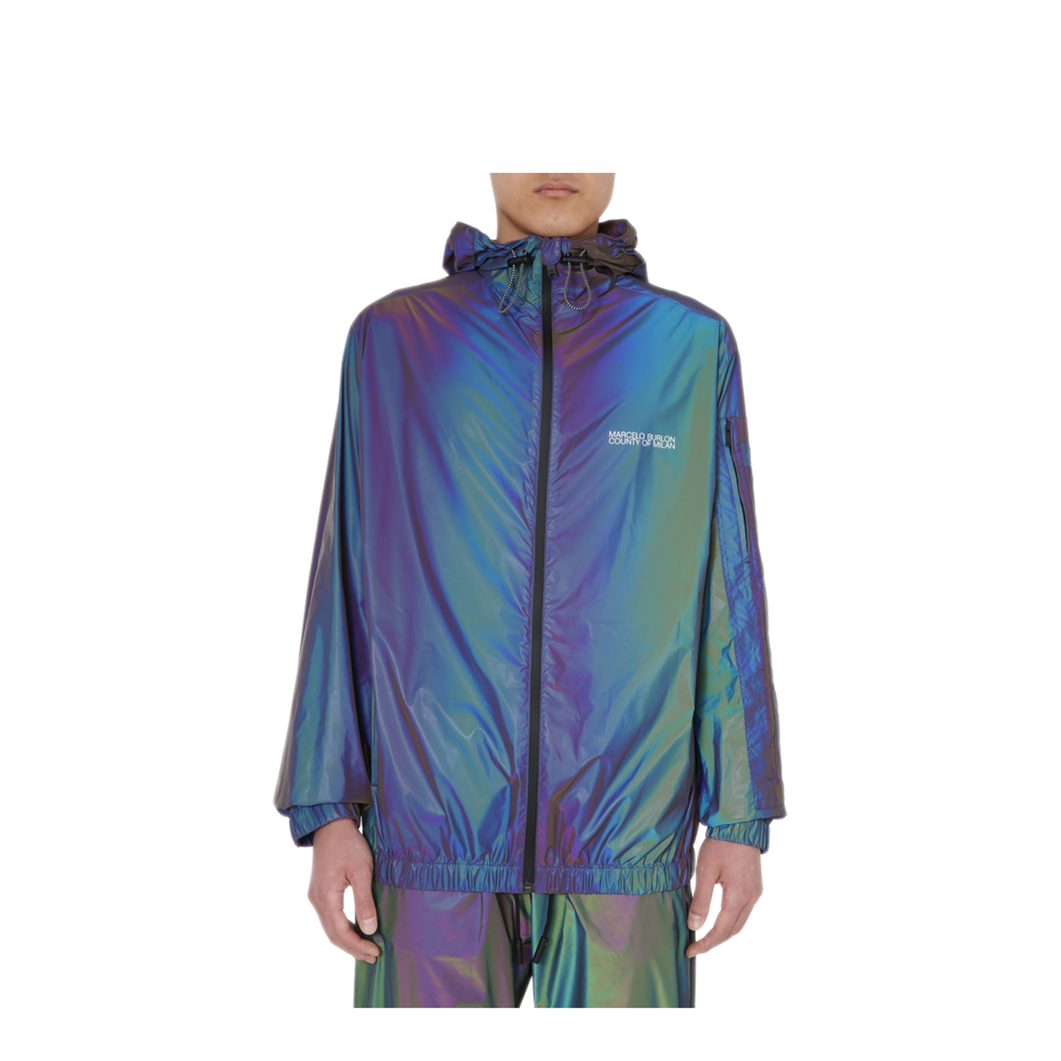 MAYFEYR - MARCELO BURLON COUNTY OF MILAN - Wind Jacket - CMEB031E20FAB0011001