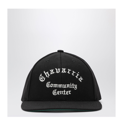 MAYFEYR - Willy Chavarria - Black Baseball Cap With Embroidered Logo - WCASC0082CO001