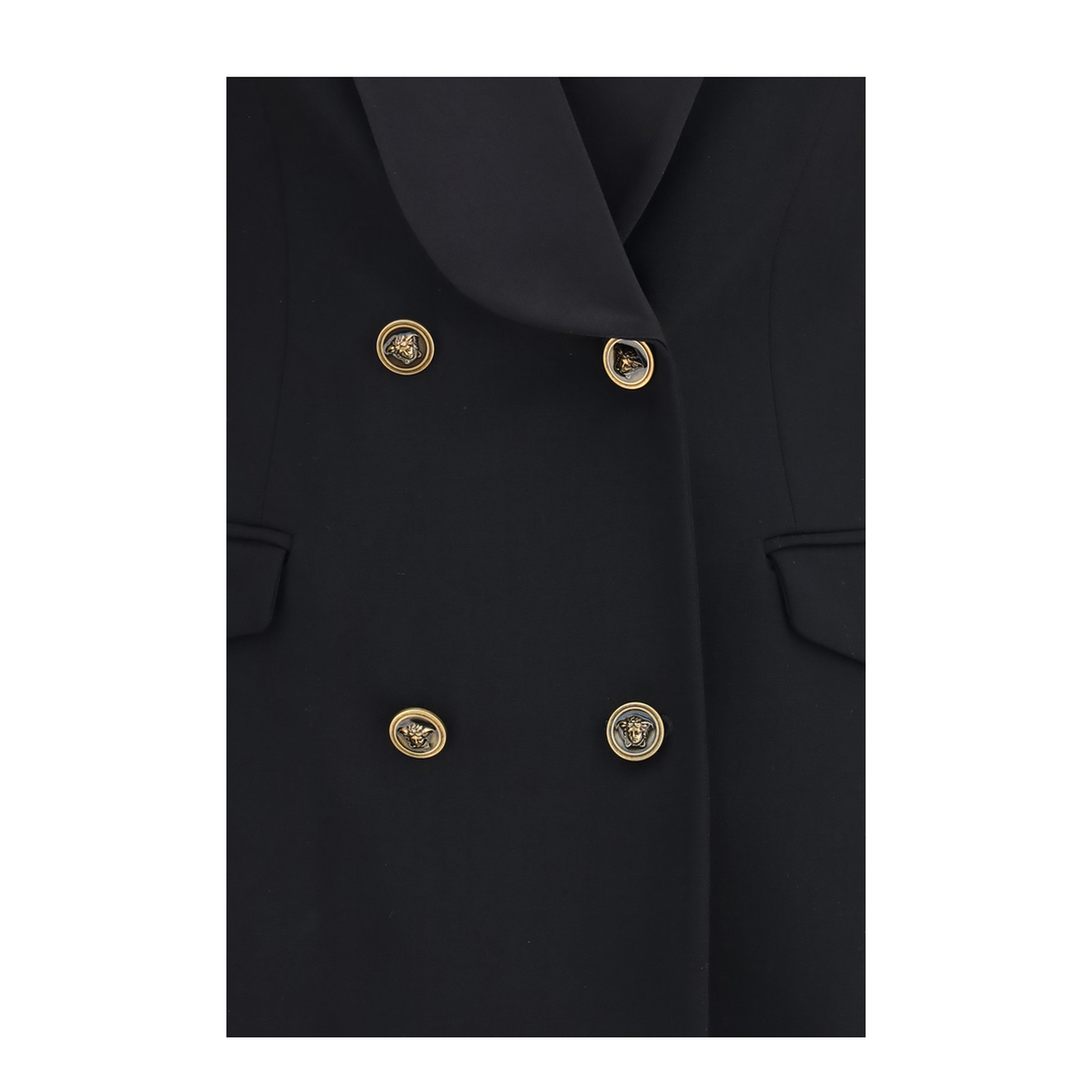 MAYFEYR - Versace - Wool Double Breasted Blazer - 10265681A183051B000