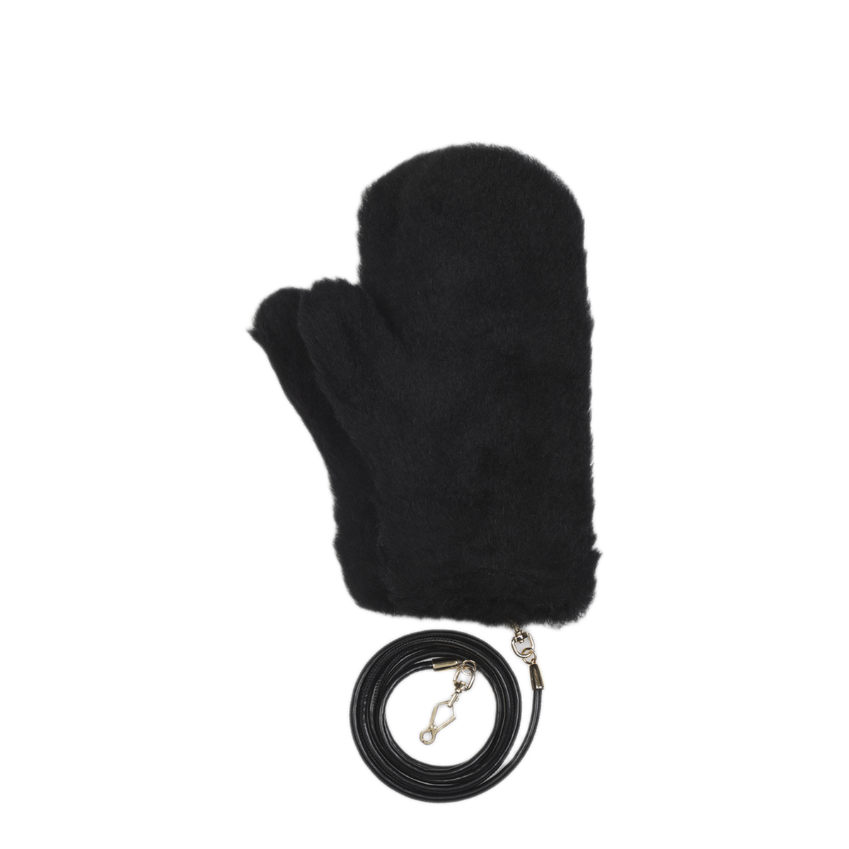 MAYFEYR - Max Mara - Black Alpaca Vicugna Ombrato Muff - 2624566062600008