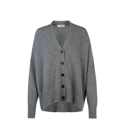 Grey Cashmere Cardigan