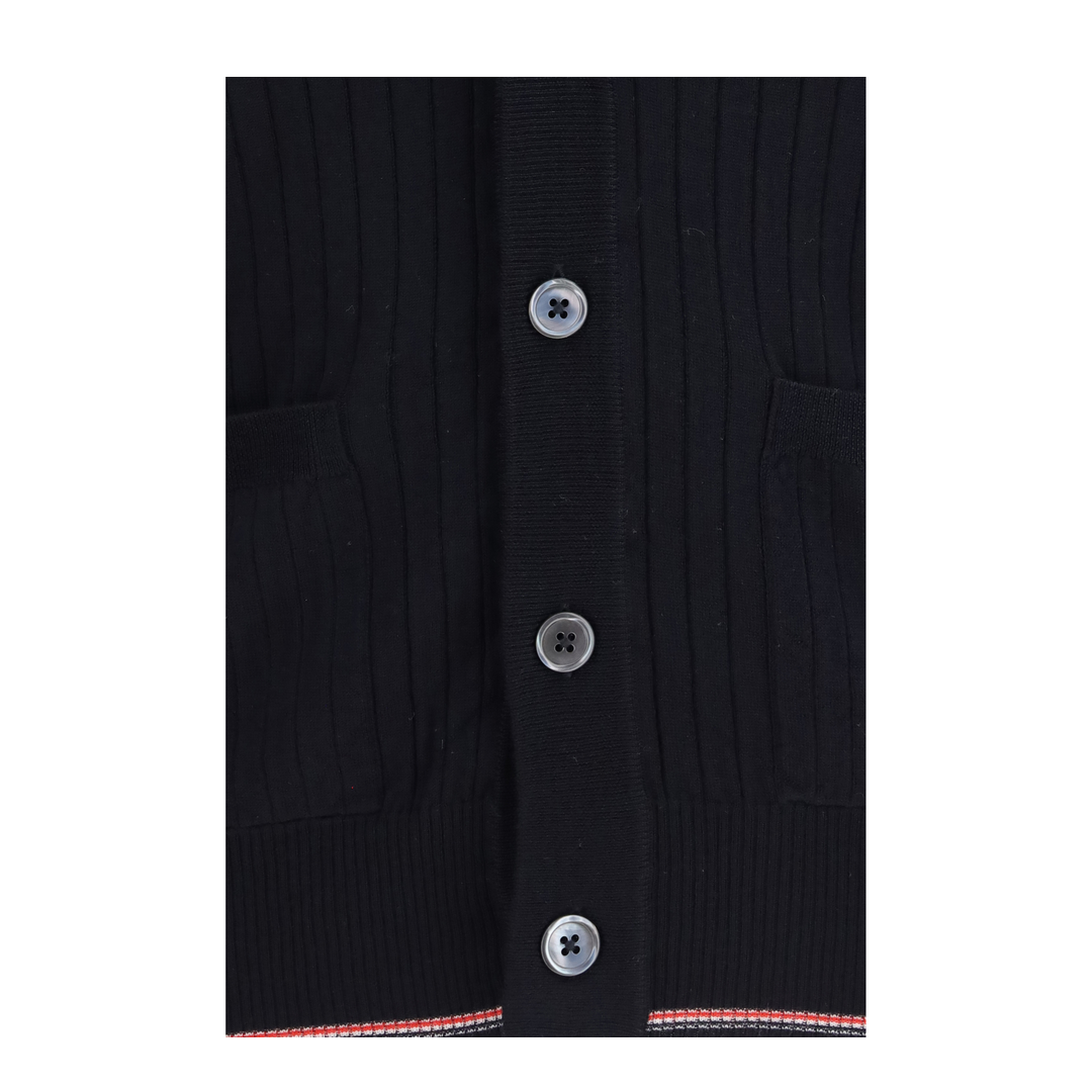 MAYFEYR - Thom Browne - Ribbed Merino Wool Cardigan - MKC648AY1055415