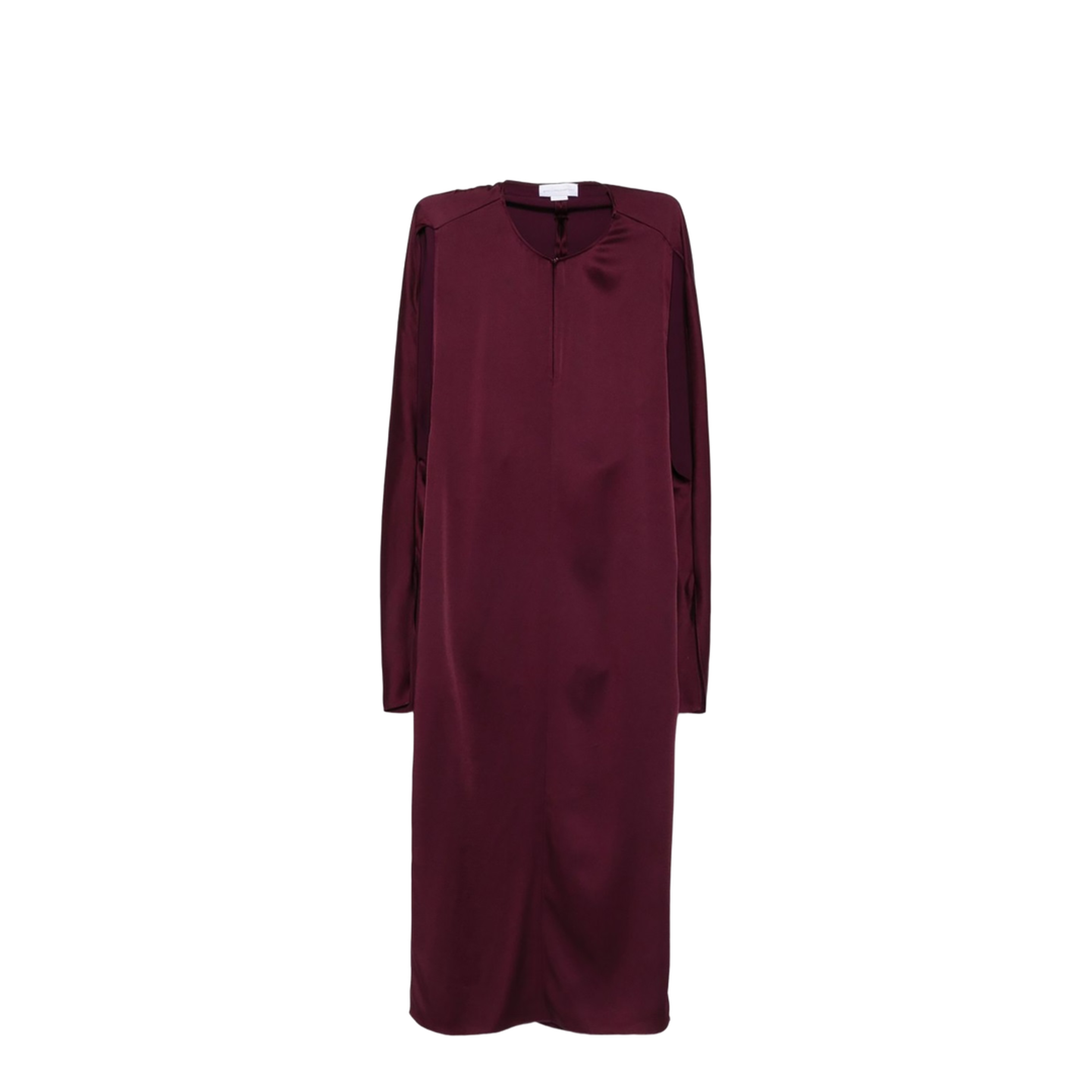 Midi Dress With Cape Sleeves