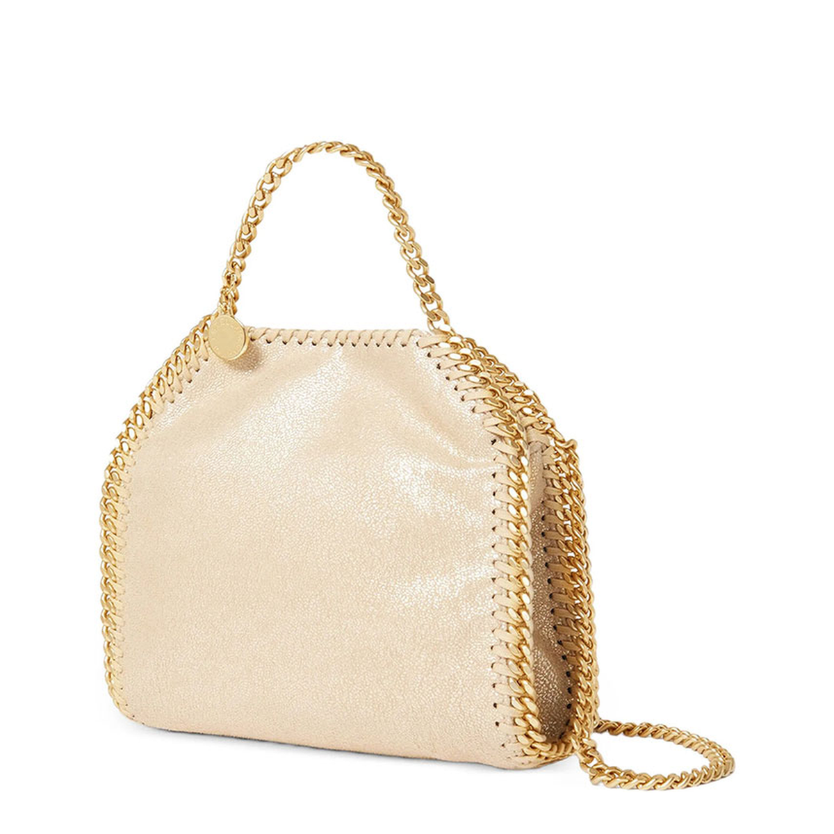Falabella Mini Vegan Shaggy Deer Tote - Pyrite