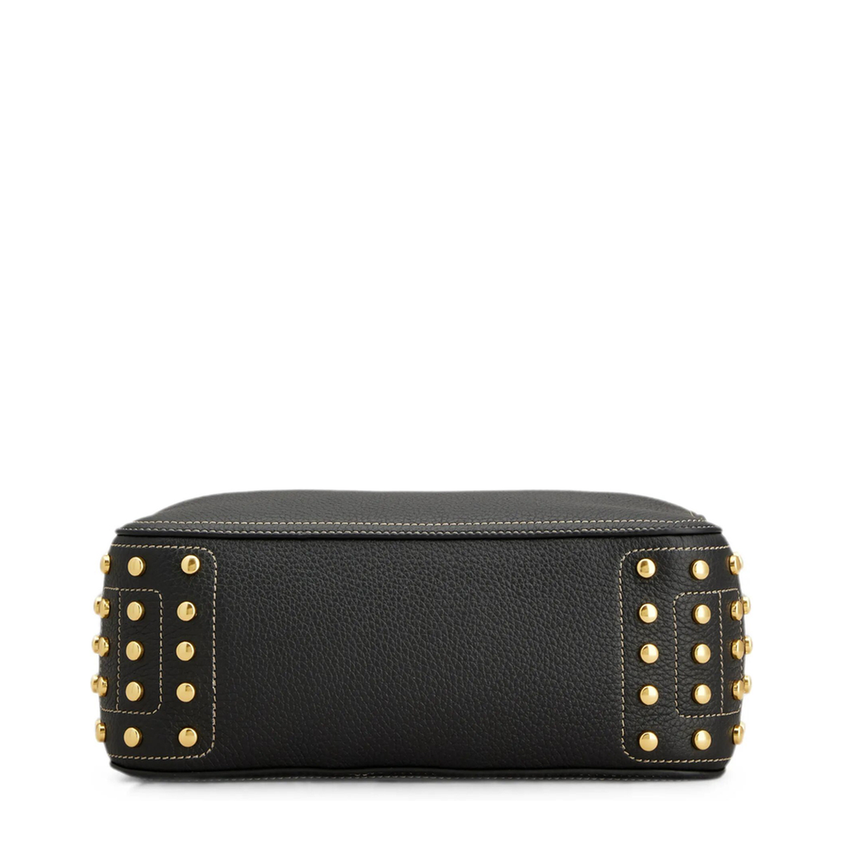 Mini Calf Leather Shoulder Bag - Black