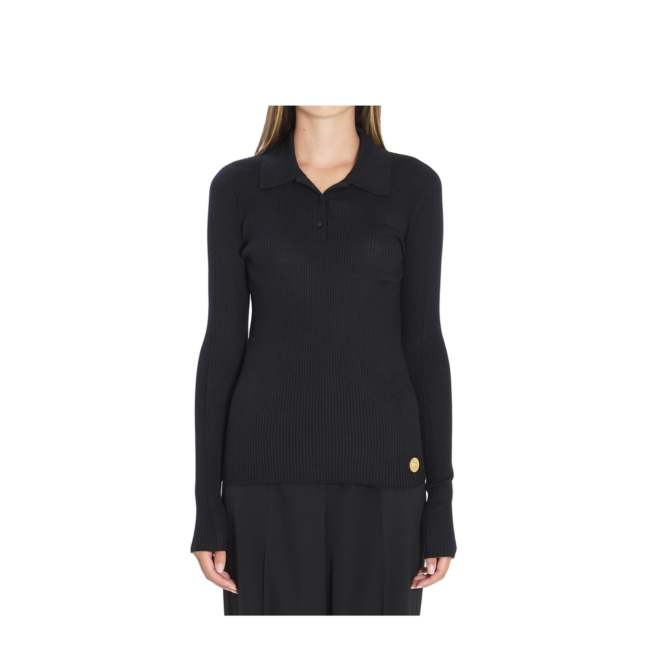 Long-sleeve polo shirt