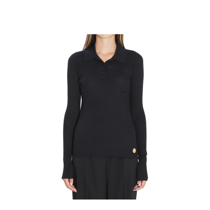 Long-sleeve polo shirt