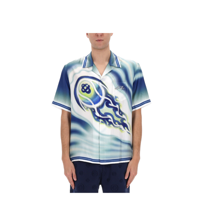MAYFEYR - Casablanca - Flaming Tennis Ball Shirt - MSP26SH00306THEARTOF