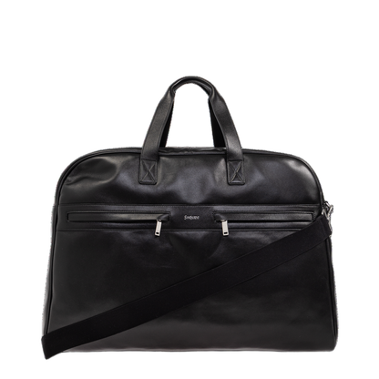 Camp Maxi Leather Duffel Bags - Black