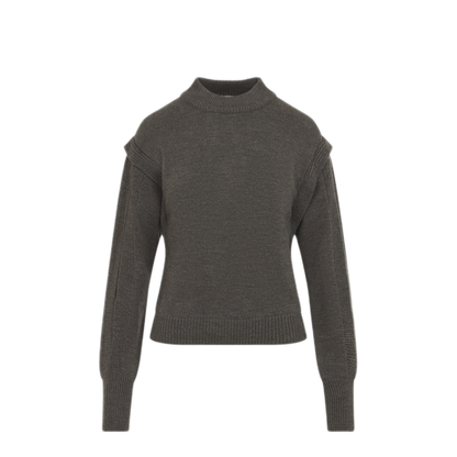MAYFEYR - ALBERTA FERRETTI - Green Wool Pullover - A092551001438
