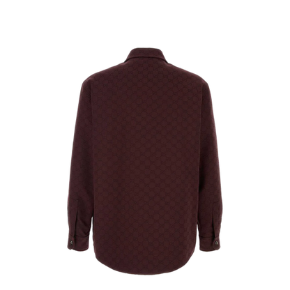 Burgundy GG Fabric Jacket