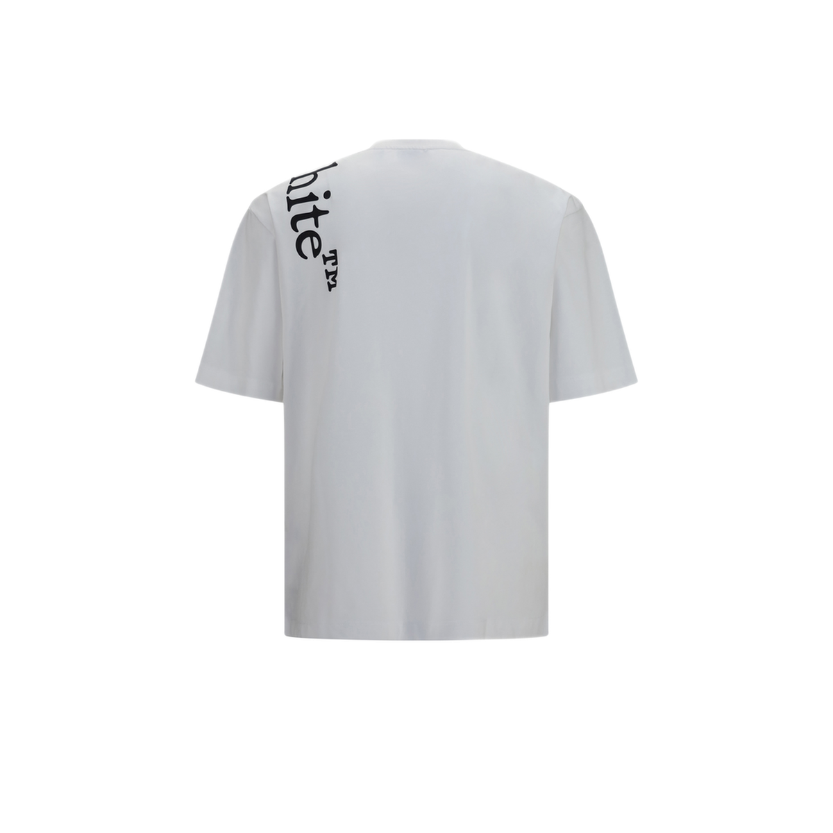 MAYFEYR - Off-White - Vertical Bookish Skate T Shirt - OMAA120F26JER01010100