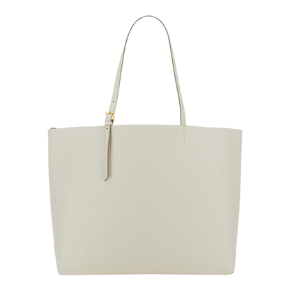 White Leather Large Himmel Shopping Bag