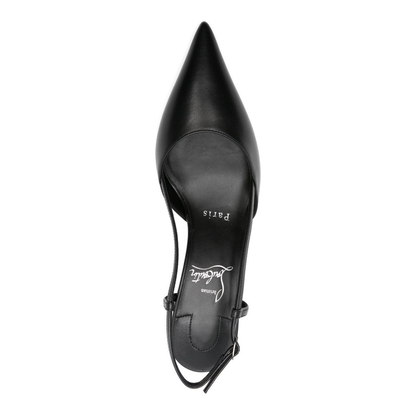 Buckle-Fastening Ankle Strap Stiletto Heel