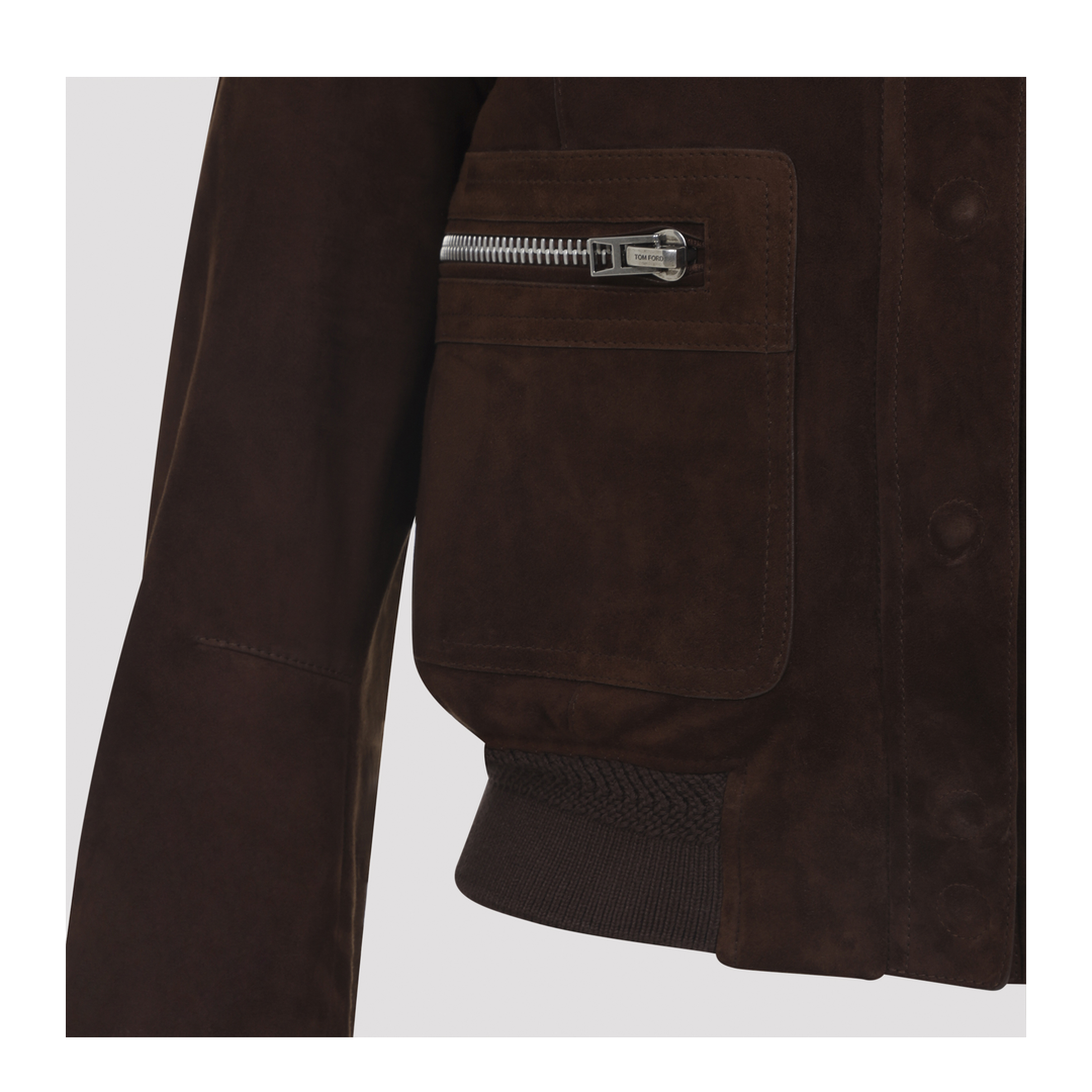 MAYFEYR - Tom Ford - Lamb Suede Bomber Jacket - CSL794LEX417