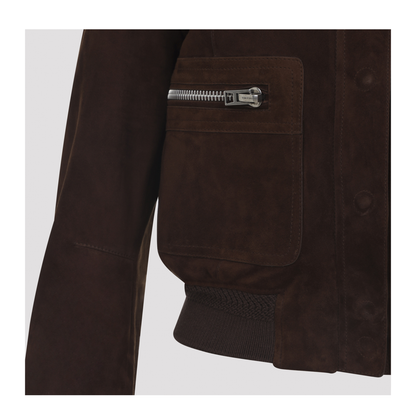 MAYFEYR - Tom Ford - Lamb Suede Bomber Jacket - CSL794LEX417