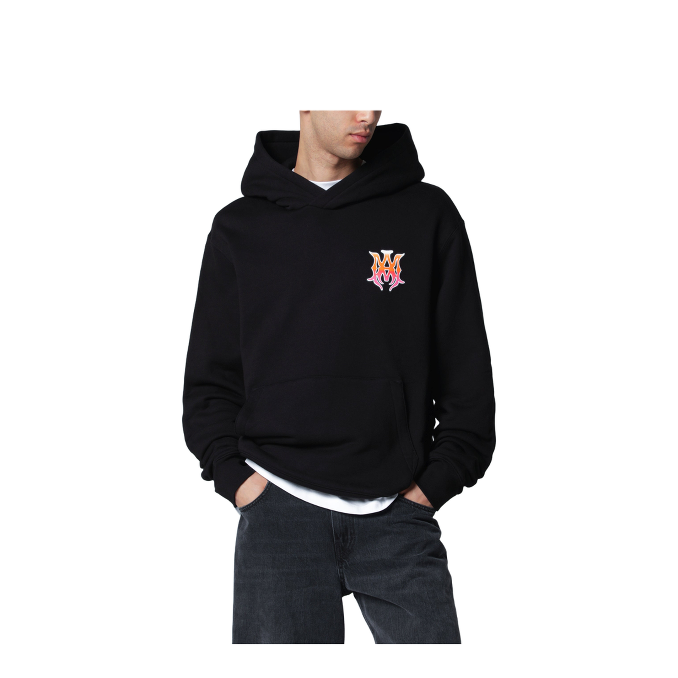 MAYFEYR - Amiri - Black Hoodie With Logo - AMTOJR1169CO001