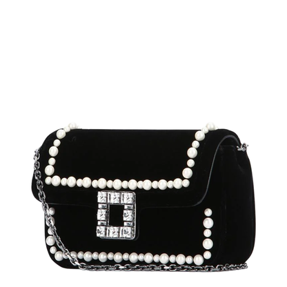 Jeu de Fille Clutch in Velvet
