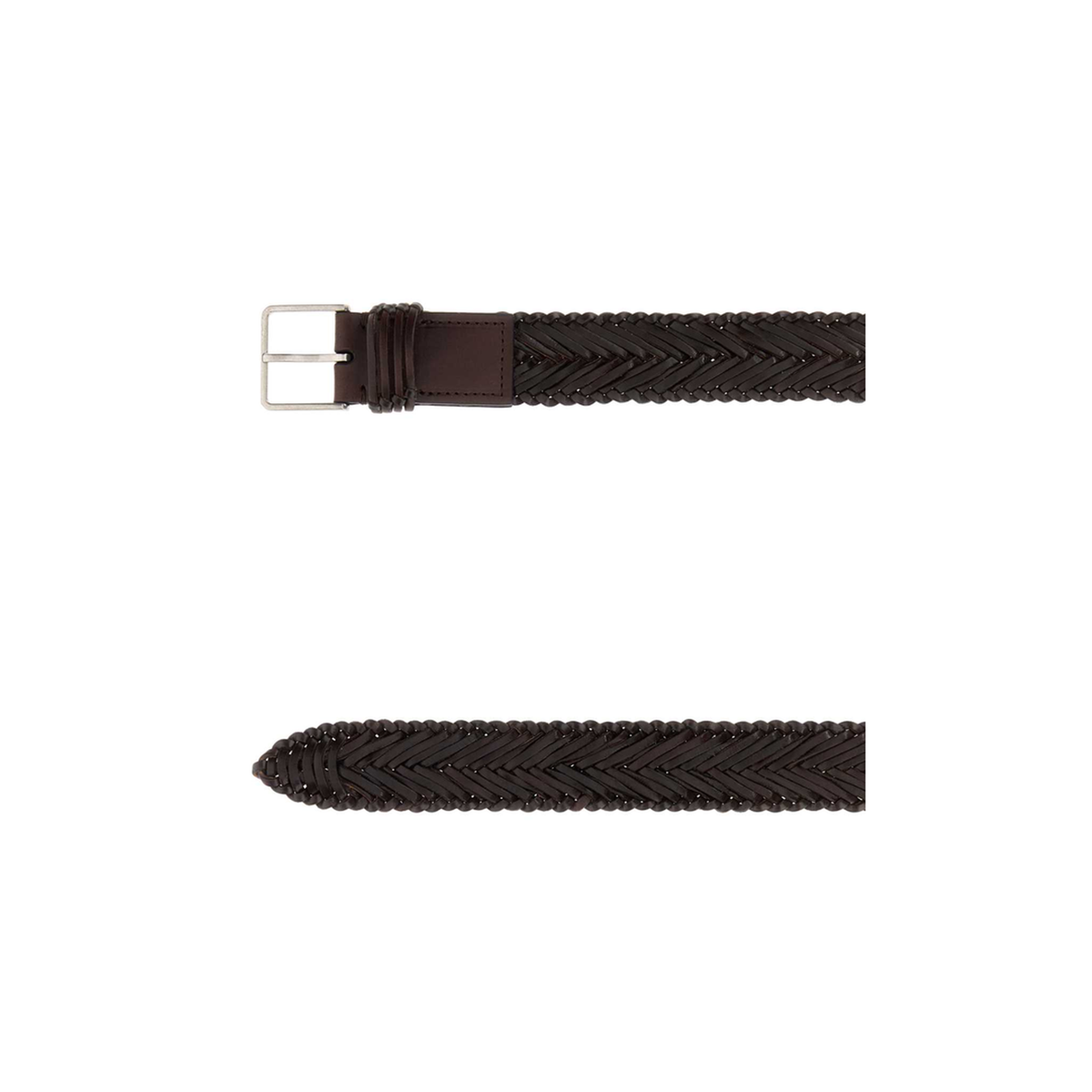 MAYFEYR - The Row - Brown Leather Fisherman Belt - S001459WL13DBAS