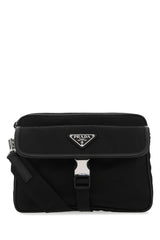 Re-Nylon Crossbody Bag, Silver Hardware