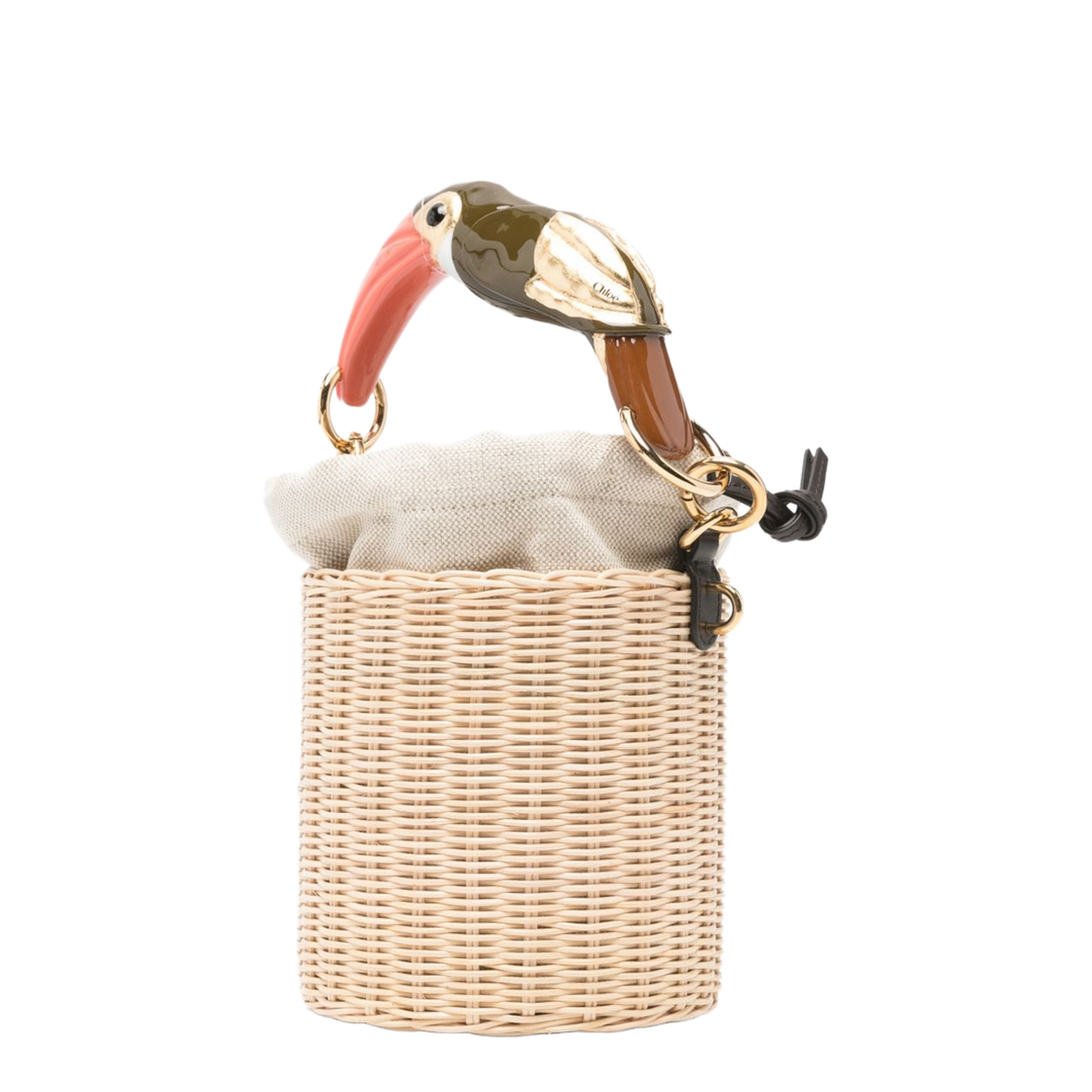 MAYFEYR - Chloè - Tropicus Bucket Bag In Wicker Beige - CH26US646S0424P