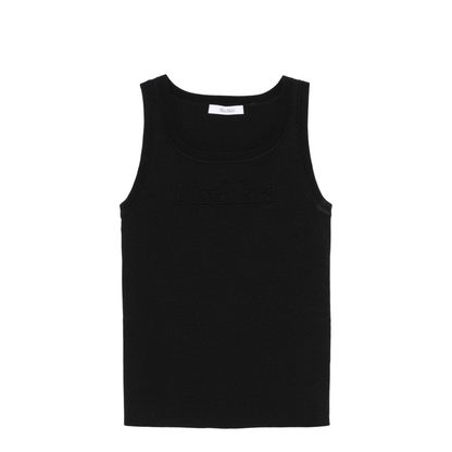 Knitted Tank Top in Blue