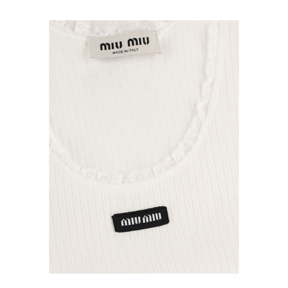 MAYFEYR - Miu Miu - Top White - MT22051951F0009