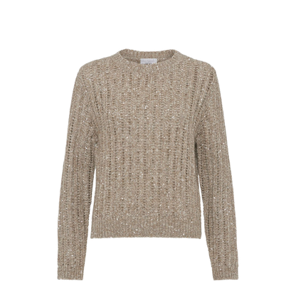 Rustic Dazzling Net Sweater