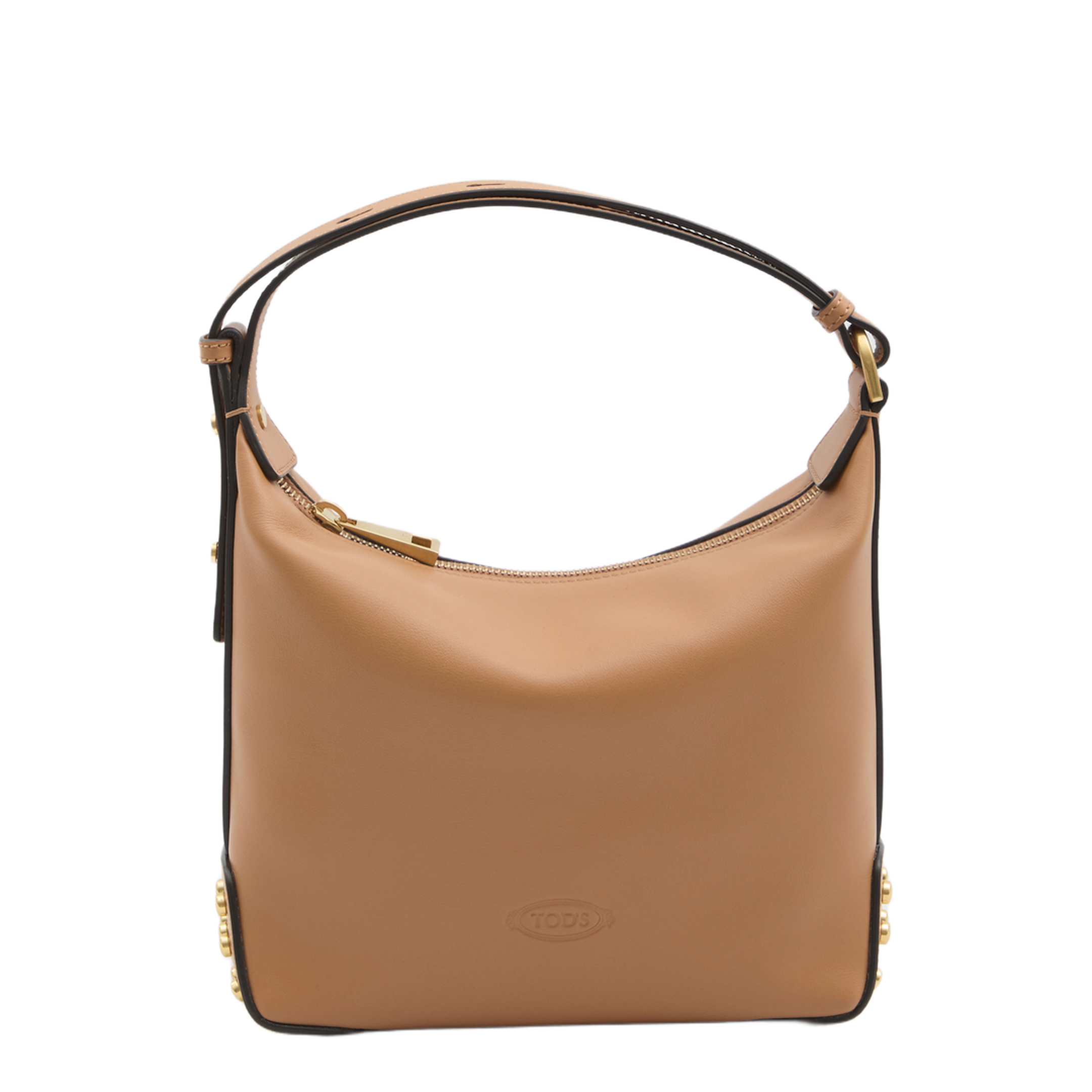 Metal Dots Mini Bag in Leather