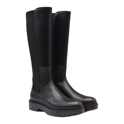 MAYFEYR - Santoni - Black Leather Boots - WSHW59512SMONUORN01