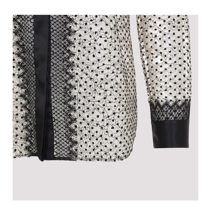 MAYFEYR - Tom Ford - Flock Polka Dot Shirt - CA3349FAX1768JNC