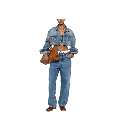 MAYFEYR - MIUMIU - Cropped Washed Denim Jacket - GWB314SOOO197UF0008