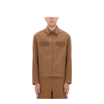 Jacket with Zipper and Collar