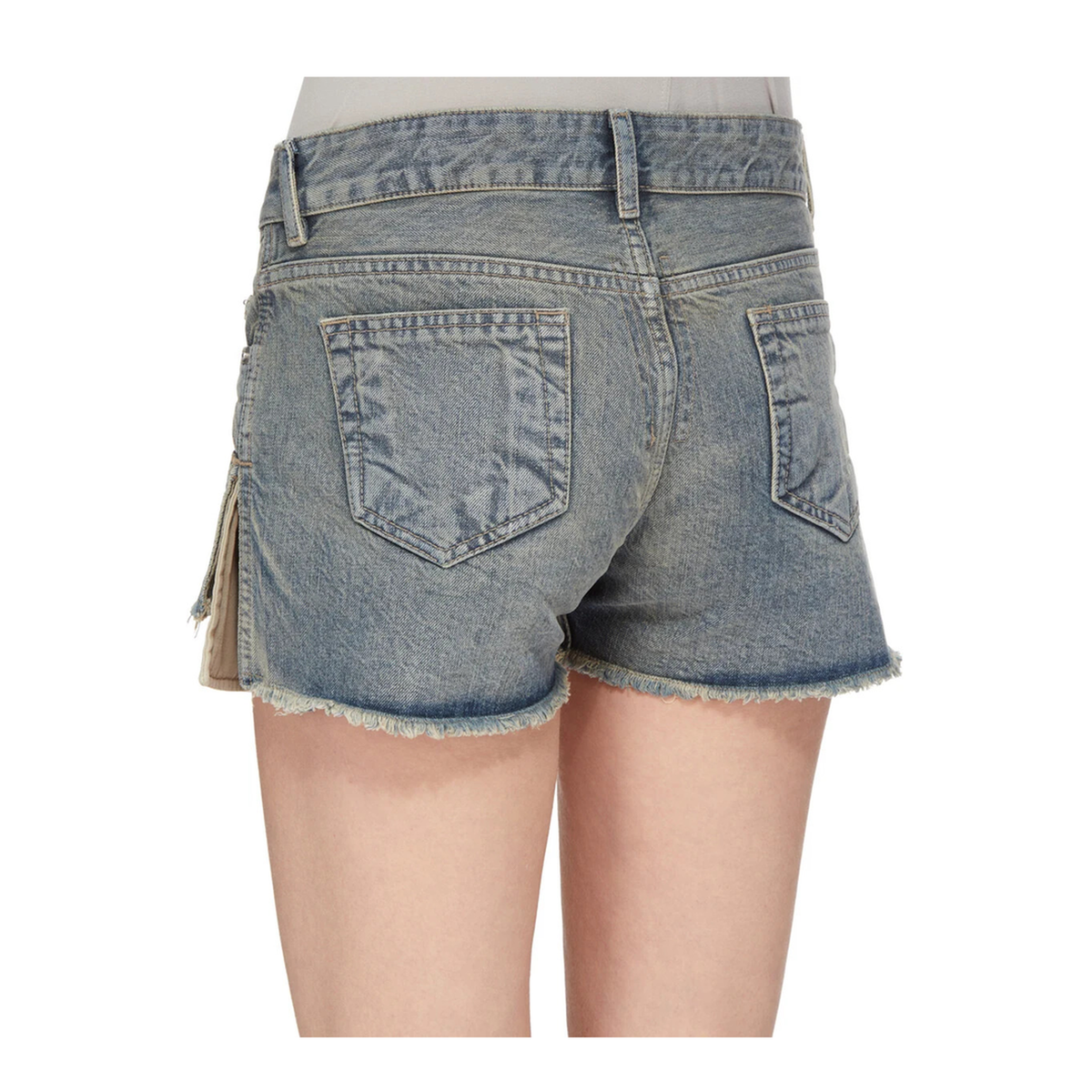MAYFEYR - Rick Owens - Denim Shorts With Six Pockets - DS02F6300DMIET256