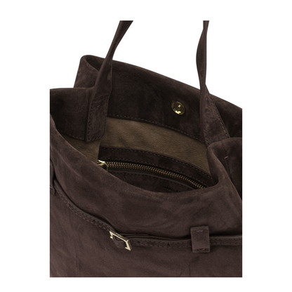 MAYFEYR - Manu Atelier - Tote Du Jour Medium Shoulder Bag - 2024344TOTEDUJOURDEEPBROWN