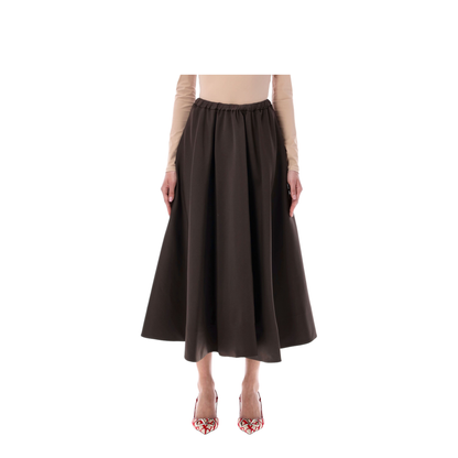 Techno-duchesse Midi Skirt