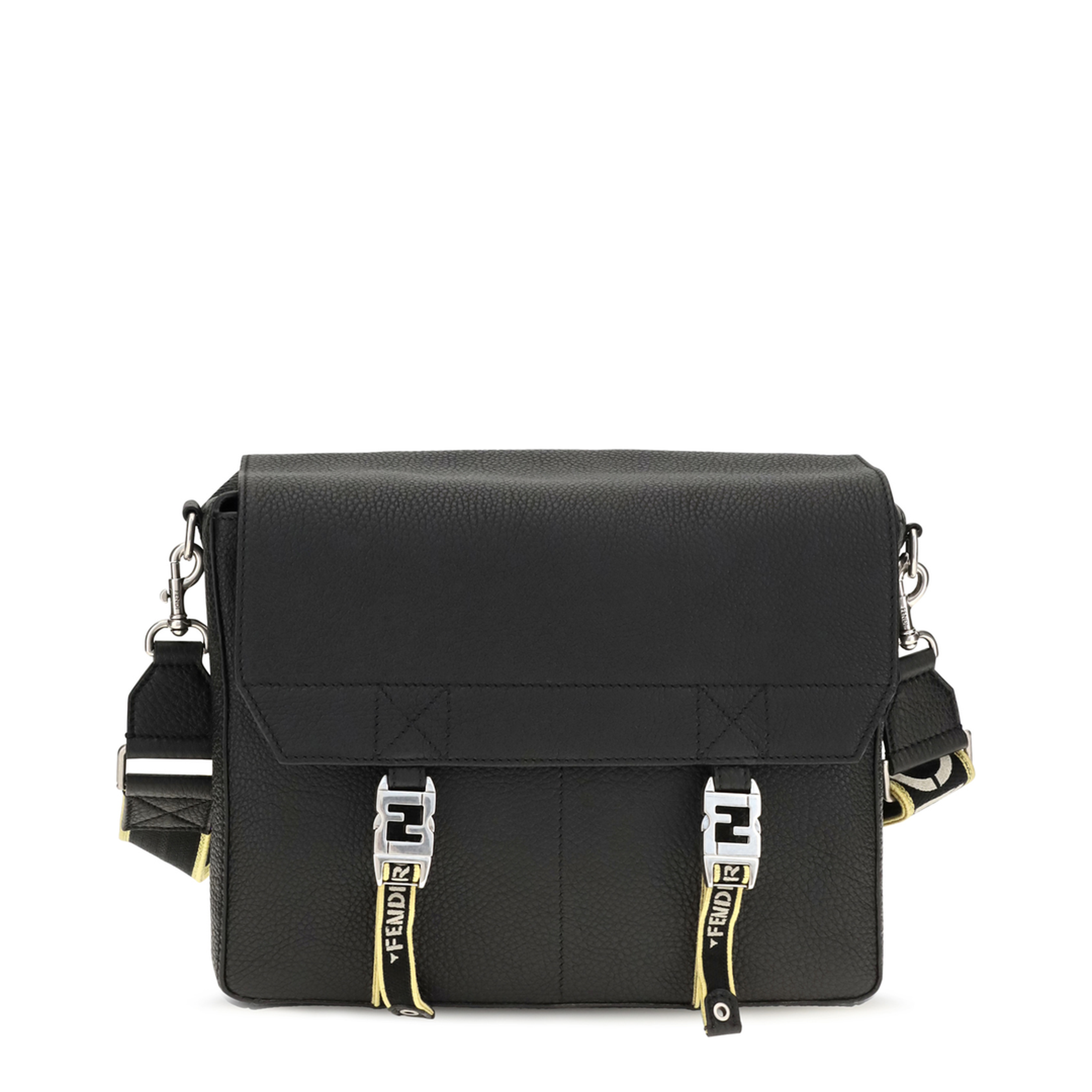 MAYFEYR - Fendi - Flow Mess Medium Roman Leather Crossbody Bag - 7VA696B12GF0QA1