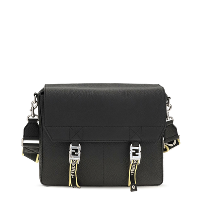 MAYFEYR - Fendi - Flow Mess Medium Roman Leather Crossbody Bag - 7VA696B12GF0QA1
