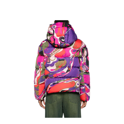 MAYFEYR - Pucci - Padded Jacket With Orchid Print - 5UYC025U787017