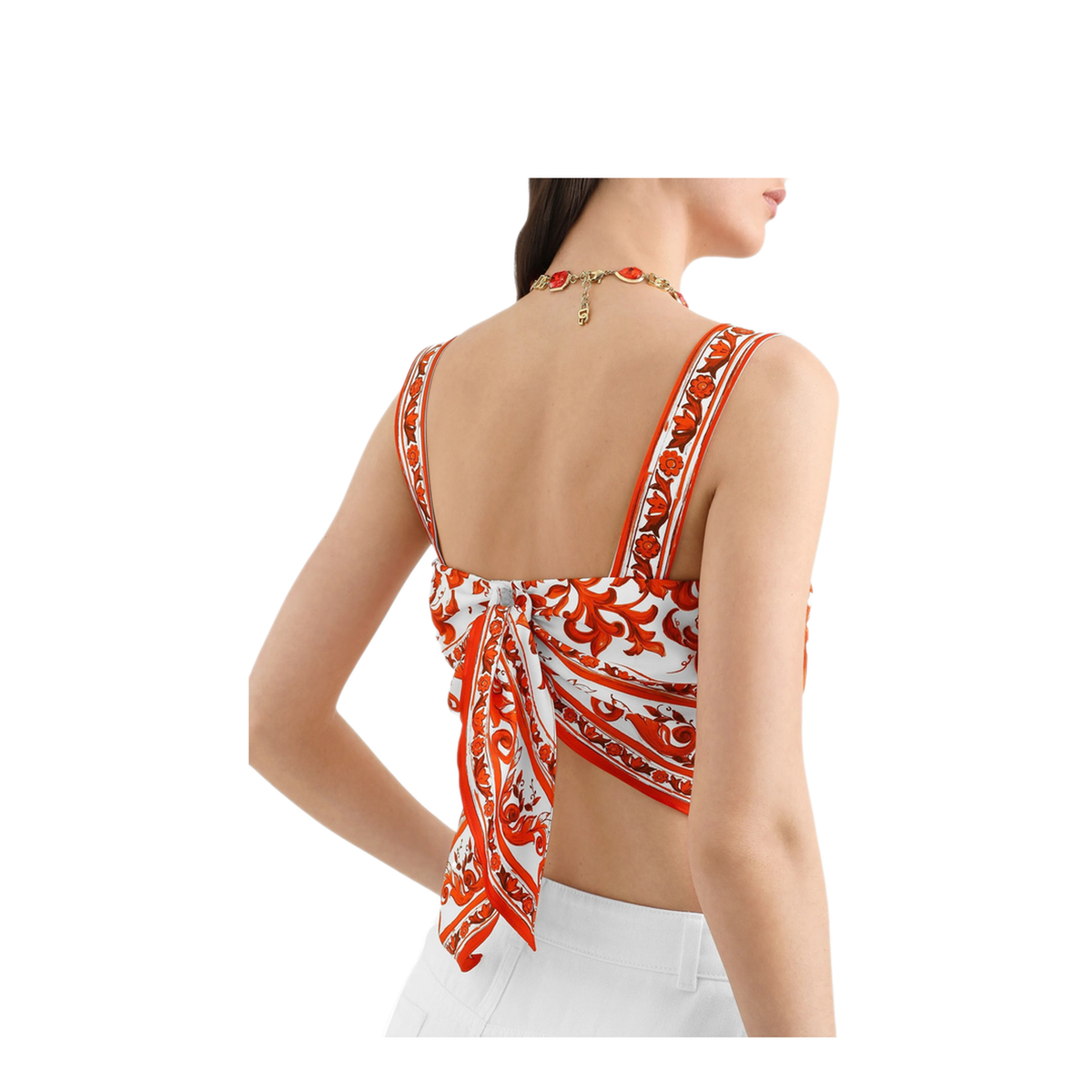 MAYFEYR - Dolce & Gabbana - D Coll T Top With Straps - F7BB0TGDDRES9000