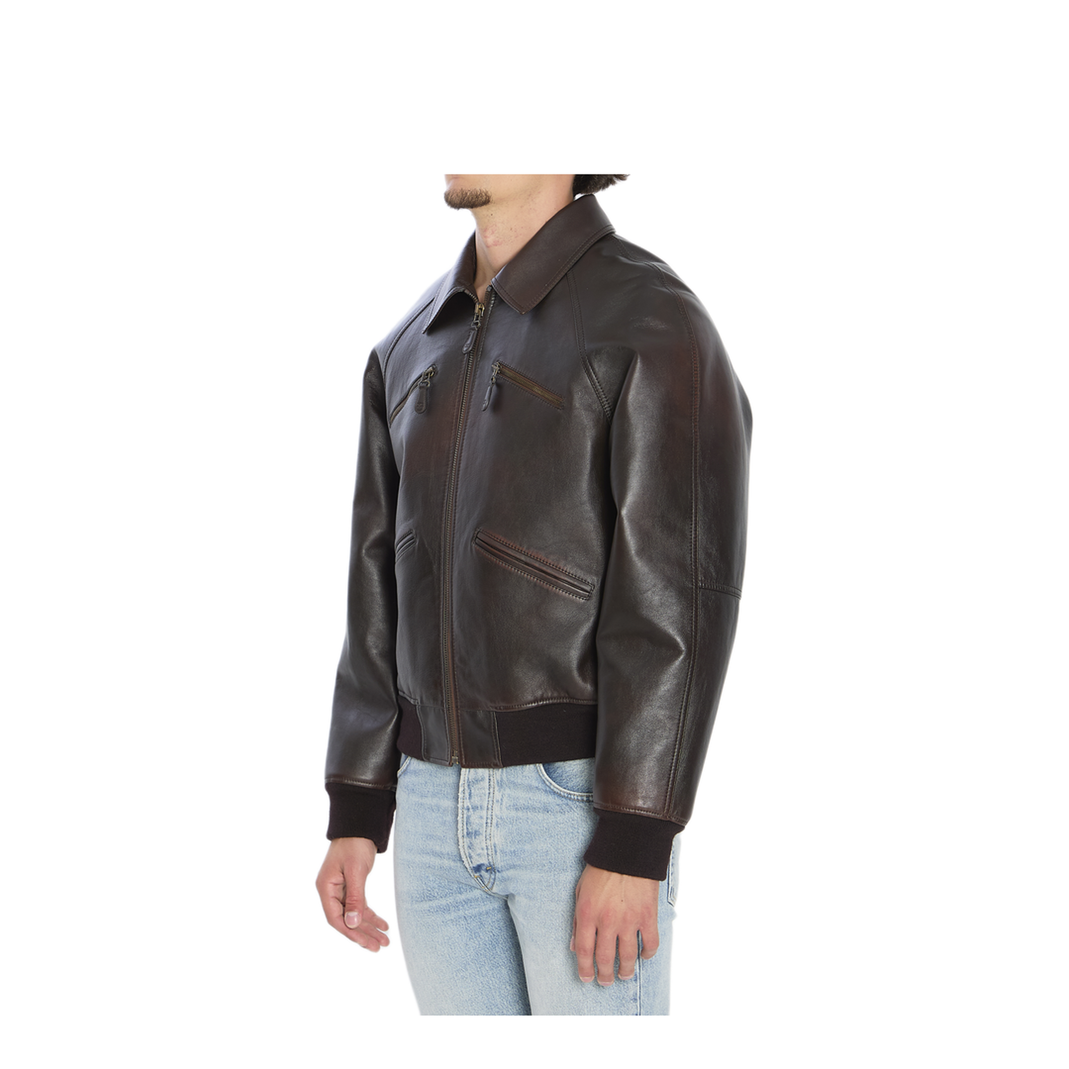 MAYFEYR - Celine - Calf Leather Bomber Jacket - RV0QF0G5819BA